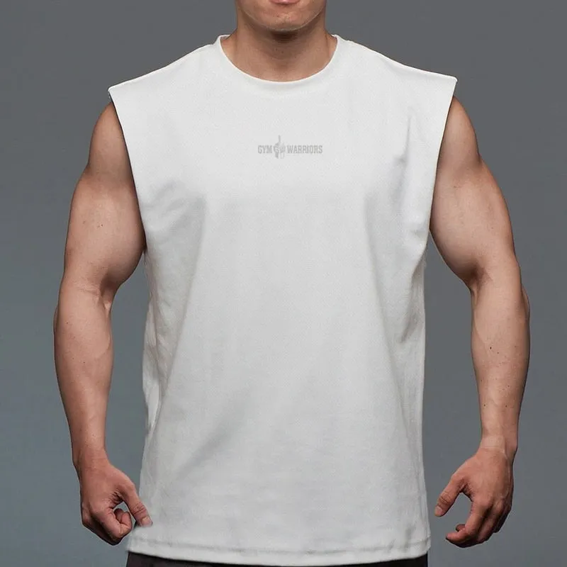 Summer Mesh Mens Workout Tank Top Bodybuilding and Fitness Singlets Quick Dry Vest Gym Clothing Muscle Sleeveless Shirt