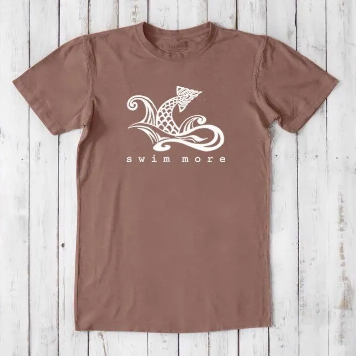 Swim More T-Shirt for Men - Perfect for Swimming Enthusiasts and Beach Lovers