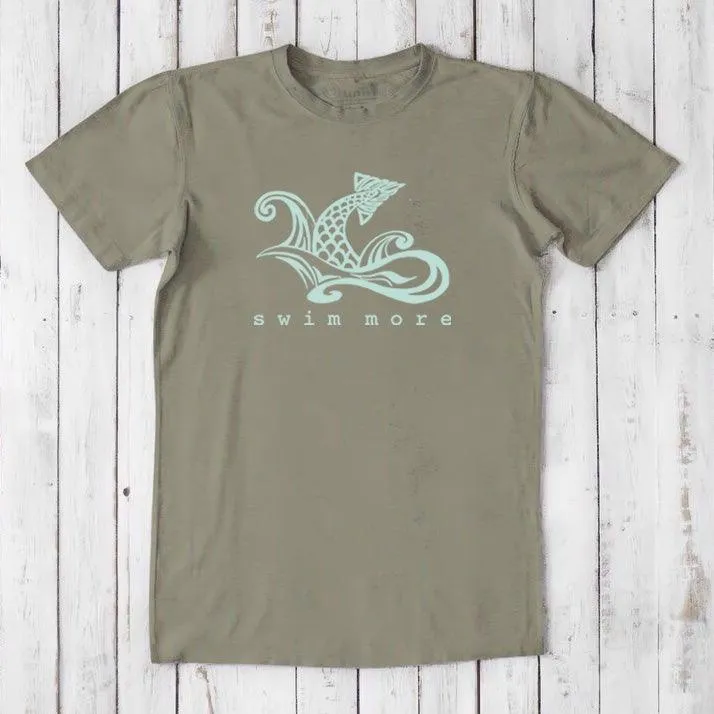 Swim More T-Shirt for Men - Perfect for Swimming Enthusiasts and Beach Lovers