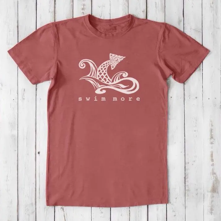 Swim More T-Shirt for Men - Perfect for Swimming Enthusiasts and Beach Lovers