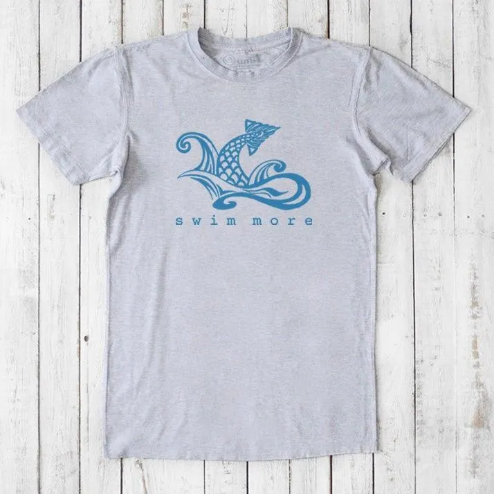 Swim More T-Shirt for Men - Perfect for Swimming Enthusiasts and Beach Lovers