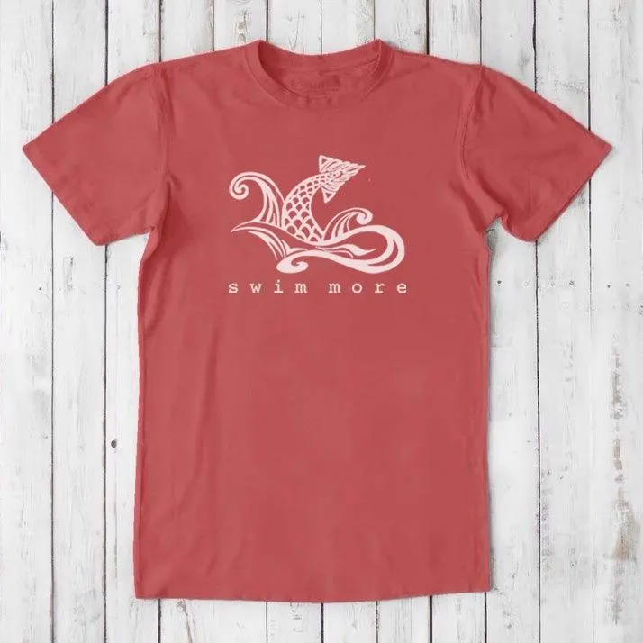 Swim More T-Shirt for Men - Perfect for Swimming Enthusiasts and Beach Lovers