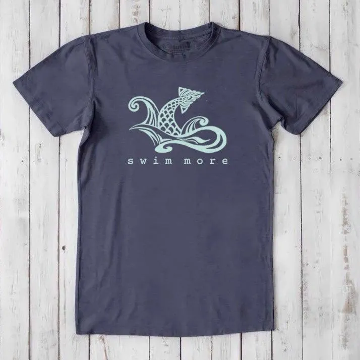 Swim More T-Shirt for Men - Perfect for Swimming Enthusiasts and Beach Lovers