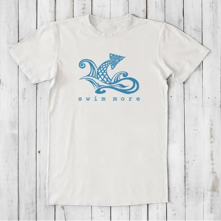Swim More T-Shirt for Men - Perfect for Swimming Enthusiasts and Beach Lovers
