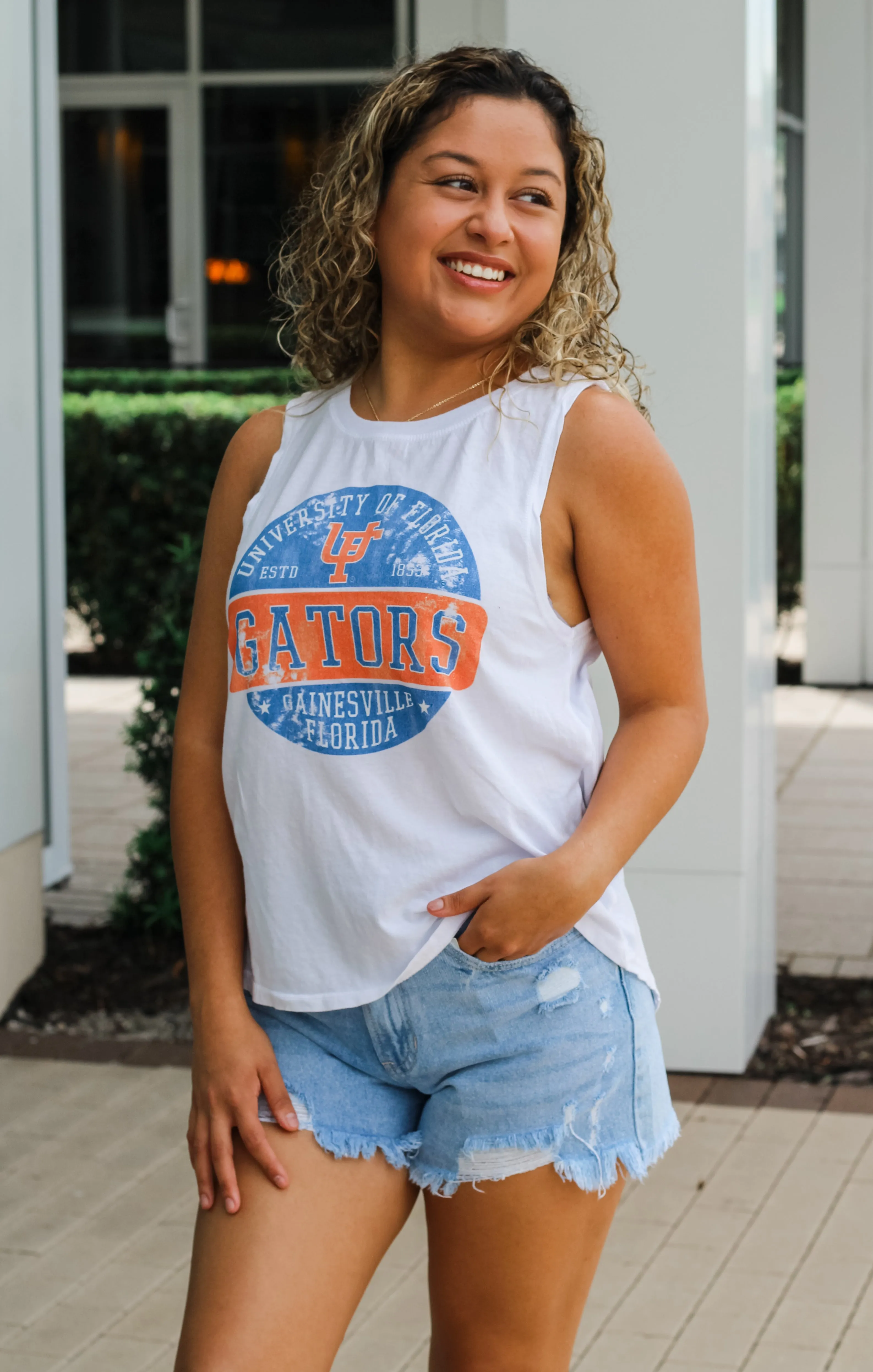 The University of Florida Curve Hem Tank