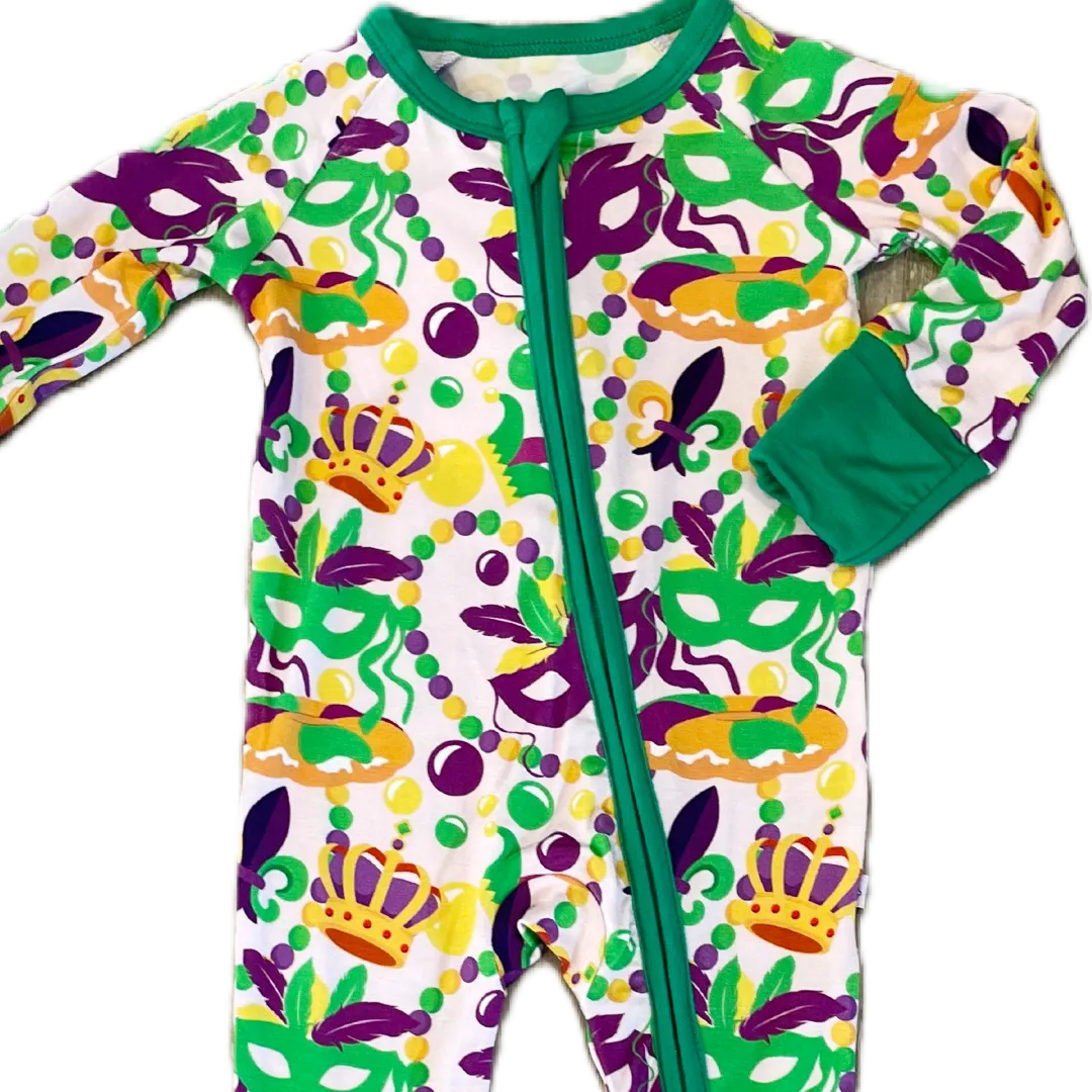 Throw Me Something Mister! Premium Bamboo Mardi Gras Zippy