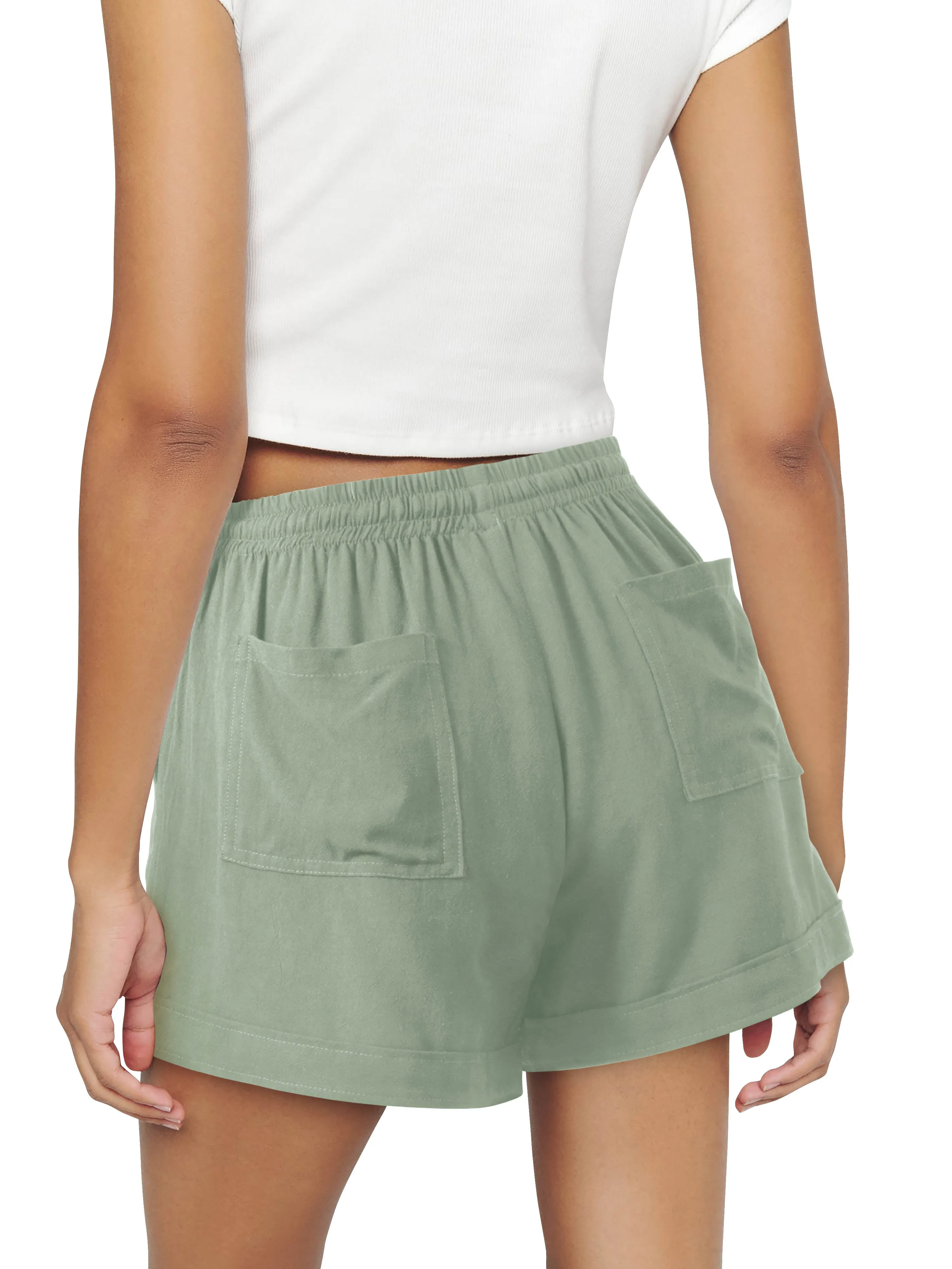 Women's Soft Linen Shorts