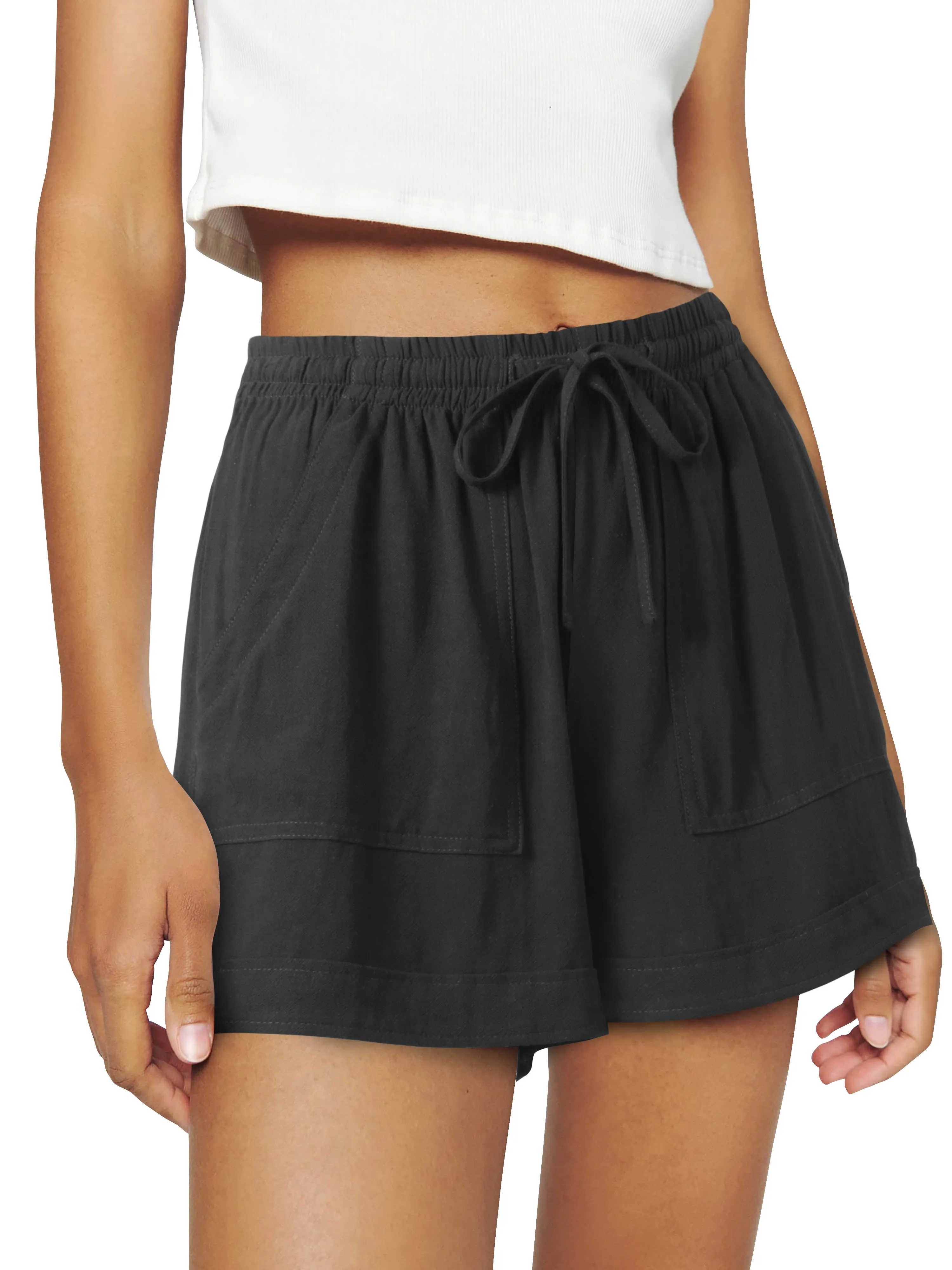 Women's Soft Linen Shorts