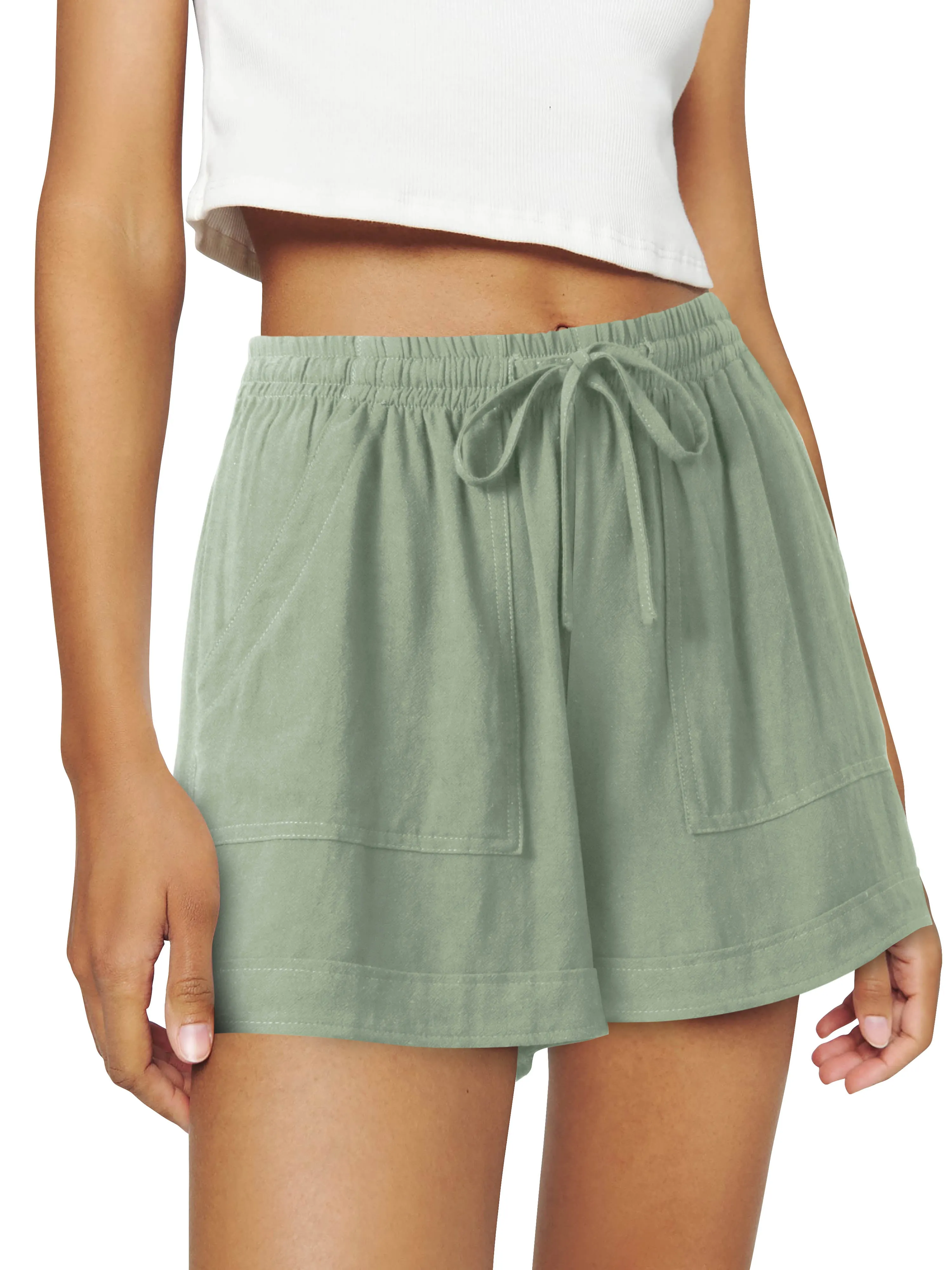Women's Soft Linen Shorts
