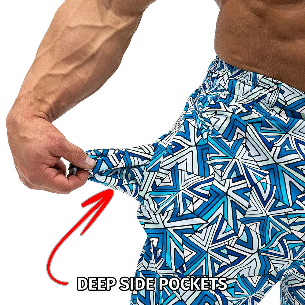 Workout Pajamas - Swordfish Fractals Pattern
