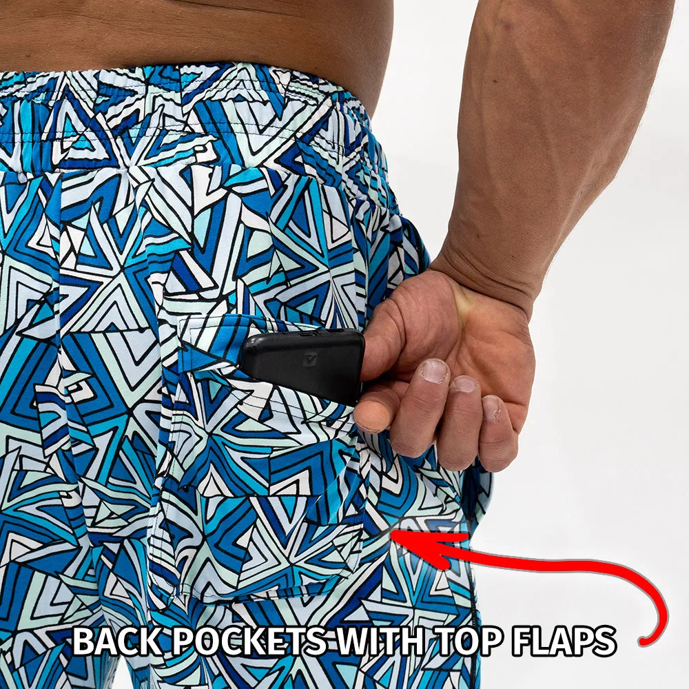 Workout Pajamas - Swordfish Fractals Pattern