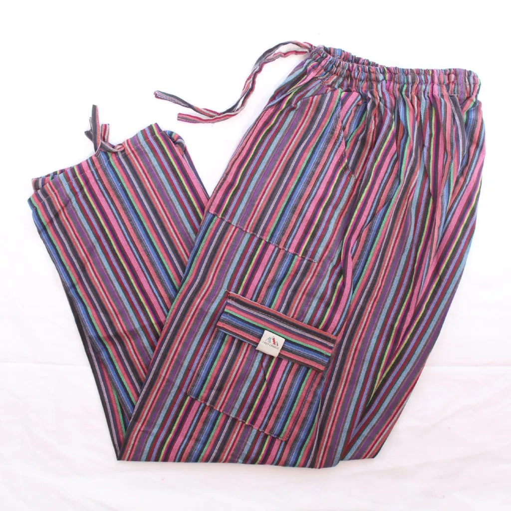 (XL) Pinkish Blueish Whiteish Lounge Pants 0155