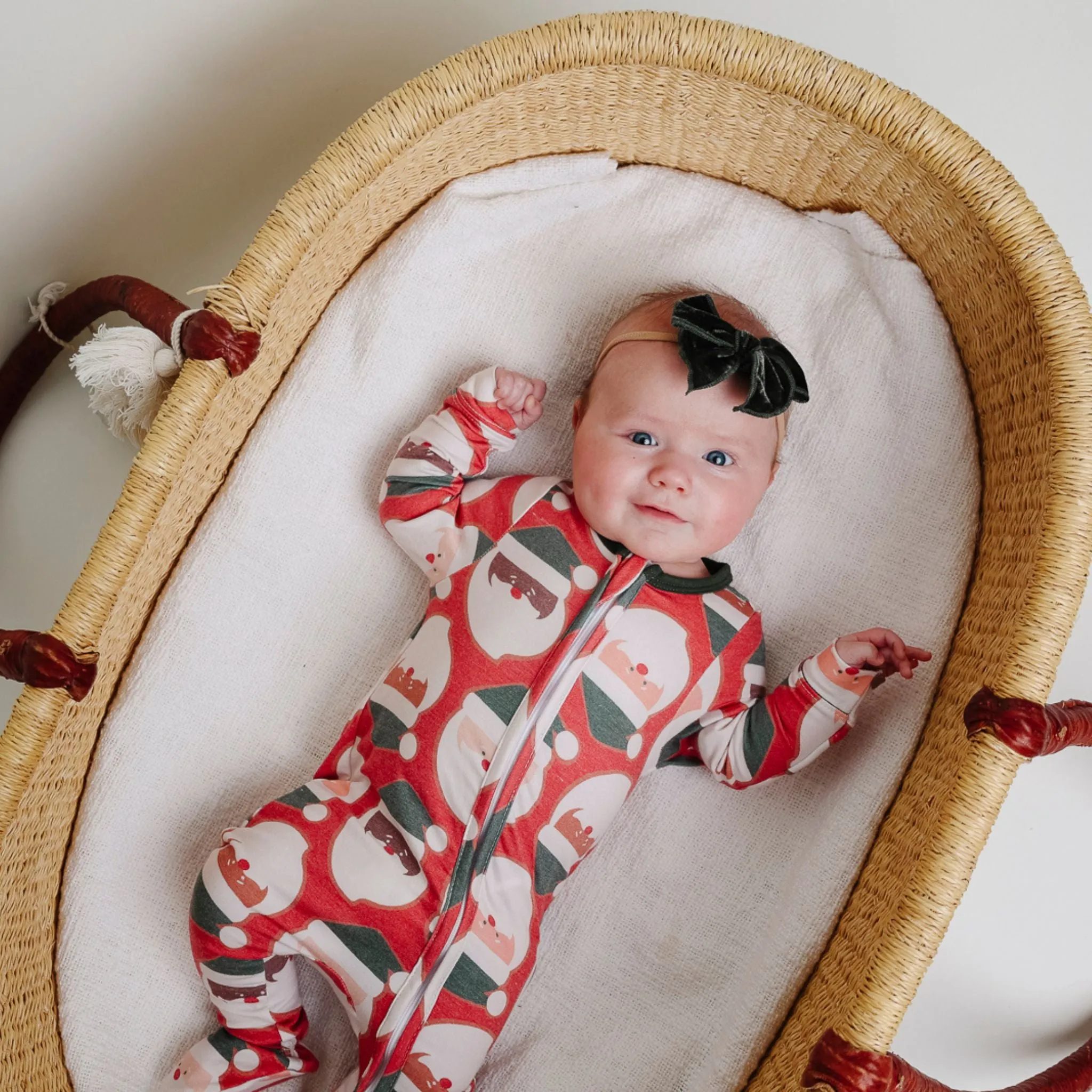 Zip-Up Footie Pajama - Claus