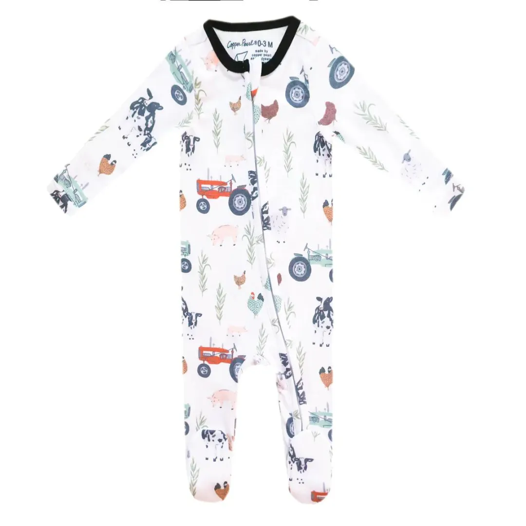 Zip-Up Footie Pajama - Jo